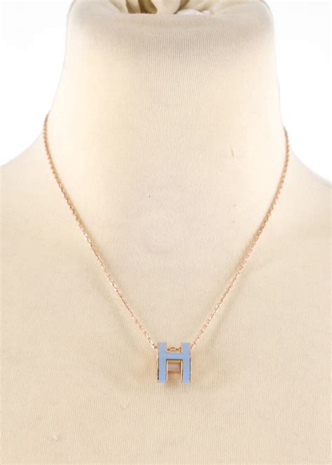 hermes h pop|hermès pop h pendant necklace.